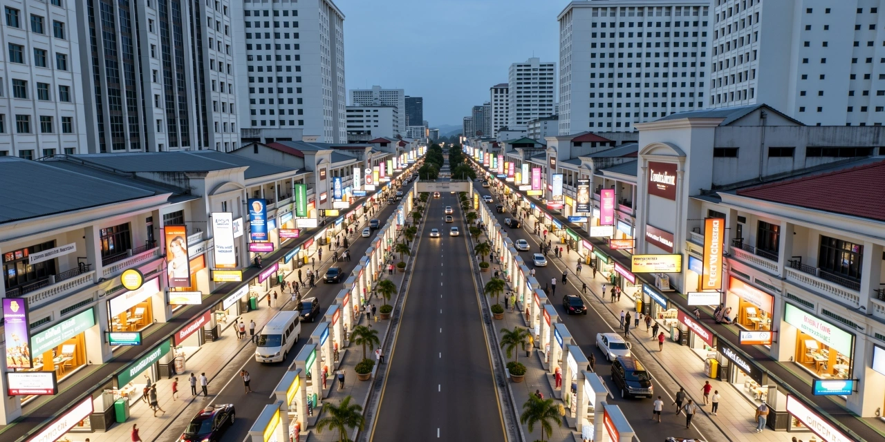 Urban commercial district revitalization